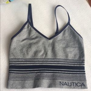 Nautica  sport bra . Girls - small- Gray & Blue